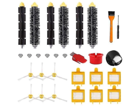Accesorio Aspiradoras Universal Compatibilidad Roomba Serie 700 700 720 750 760 765 770 Bruscada Lateral Filtro Cepillo Rodillo