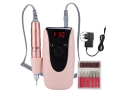 Rebe - Lixadeira Elétrica Portátil Profissional para Unhas, Manicure e Pedicure, com Plugue Europeu e Recarregável
