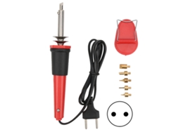 Juego de 7 soldadores eléctricos para pirograbado y tallado de madera, herramientas de soldadura de acero inoxidable, enchufe europeo, 220 V.