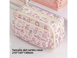 (estilo 2) Estuche Para Lápices De Alta Calidad Con Diseño De Carpincho Y Tapa Plegable.
