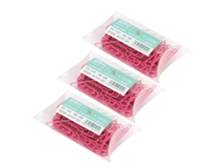 3 Cajas Clip De Papel Pequeño Portátil Forma Rosa Cute Para Clasificación De Archivos
