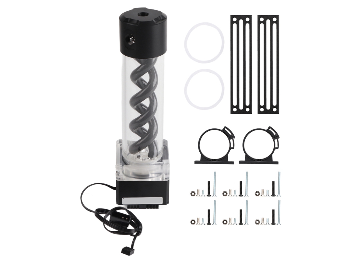 Bomba De Refrigeración Por Agua Tanque Ánodo De Aluminio Pub Fs6mb-24 Accesorios De Computadora