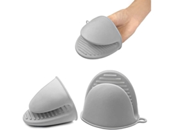 Guantes De Silicona Resistentes Al Calor Con Agarre Perfecto - 2 Protectores De Tela - Accesorios De Cocina