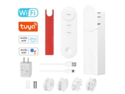 Motor De Cortina Inteligente Tuya Wifi, Control Remoto App, Compatible Con Alexa, Sensor De Temperatura