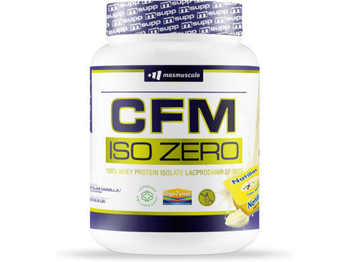 Cfm Iso Zero - 1kg Natillas De Vainilla Masmusculo