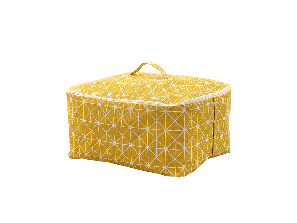 Bolsa de Almacenaje Bolsa Ropa Cambios TRUYUETY Tecido Amarillo (35x35x4cm)