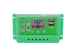 Controlador De Carga Solar Pwm De 12v/24v Y 30a Con Pantalla Lcd Grande Y Múltiples Protecciones.