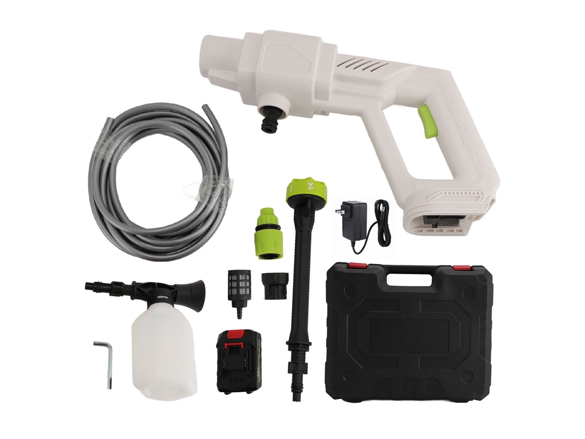 Lavadora De Presión Inalámbrica 30 Bar Limpiador Portátil Con Manguera 5m Para Coche Hogar Exterior Enchufe Us 110‑240v