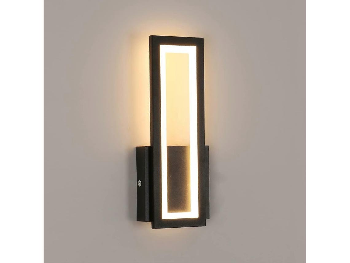 Rebe-lámpara De Pared Led Interior 16w Cuadrada Simple, Moderna Decoración Iluminación Para Sala, Dormitorio, Pasillo Luz Blanca Cálida