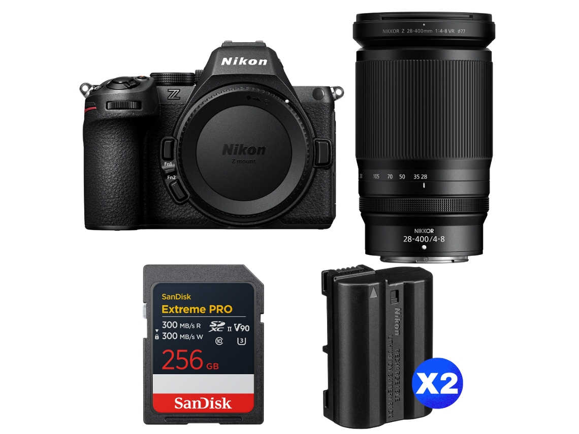 Nikon Z5 Ii + 28-400mm F/4-8 Vr + 1 Sandisk 256gb Extreme Pro Uhs-ii Sdxc + 2 Nikon En-el15c + Ebook “20 Consejos Para Fotos Que Impactan”