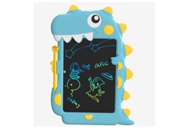 Tablet de dibujo ó escritura KLACK borrable LCD ultrafina con forma de dinosaurio, juguete educativo