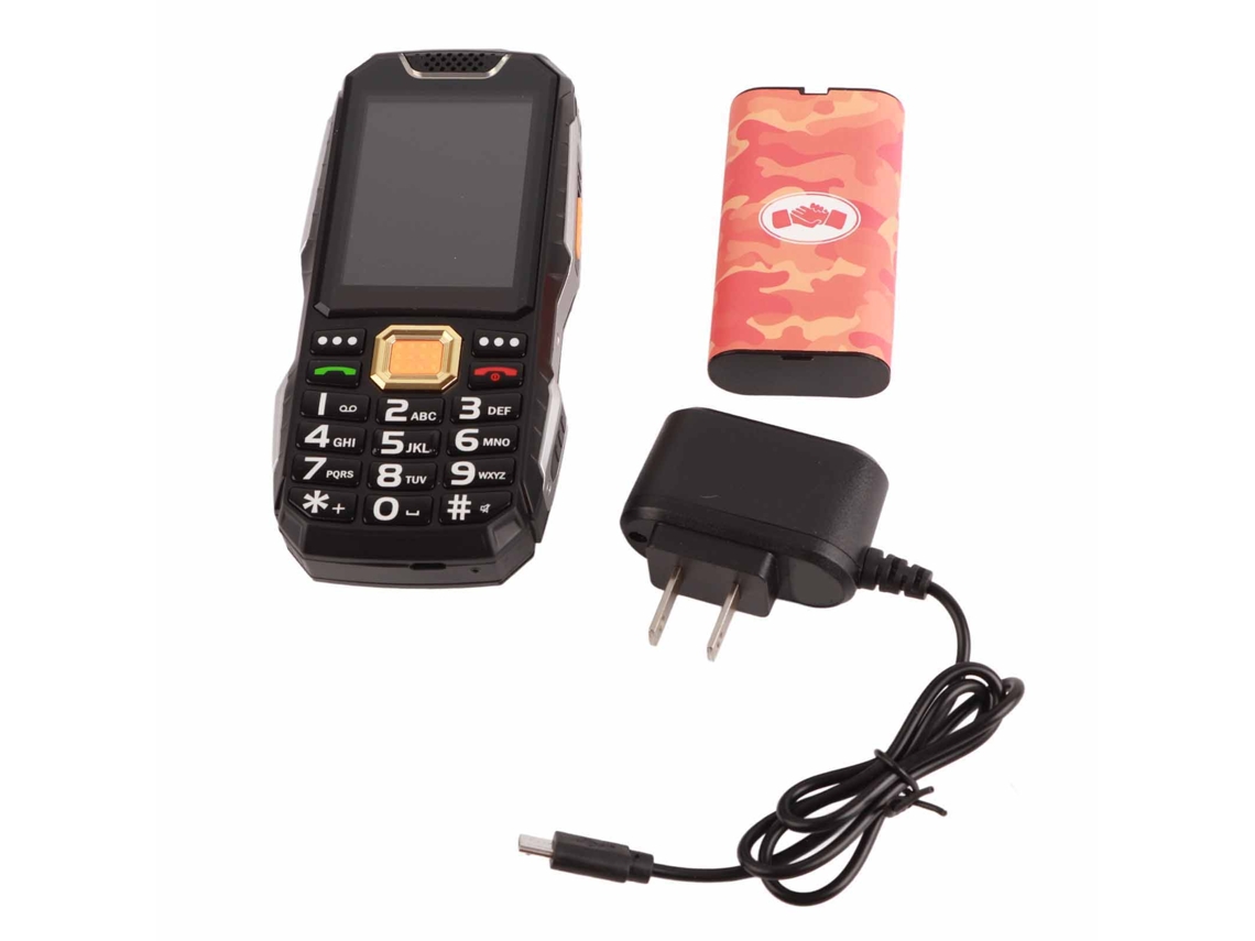 Teléfono Móvil Para Personas Mayores Con Doble Tarjeta Sim, Batería De 13800 Mah, Linterna Y Altavoz Potente.