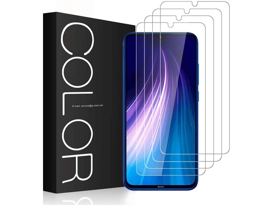 4x Protector Cristal Templado Xiaomi Redmi Note 8 HONGWE.