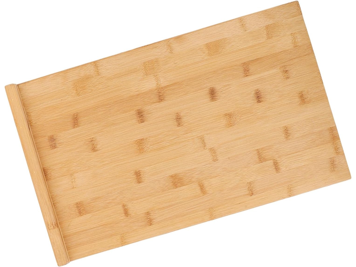 Tabla De Cortar De Madera Con Borde Ancho De 50x30 Cm Para Picar Verduras Y Masa.