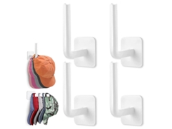 Organizador de sombreros, perchero multiusos con adhesivo fuerte para montaje en pared, soporte para gorras