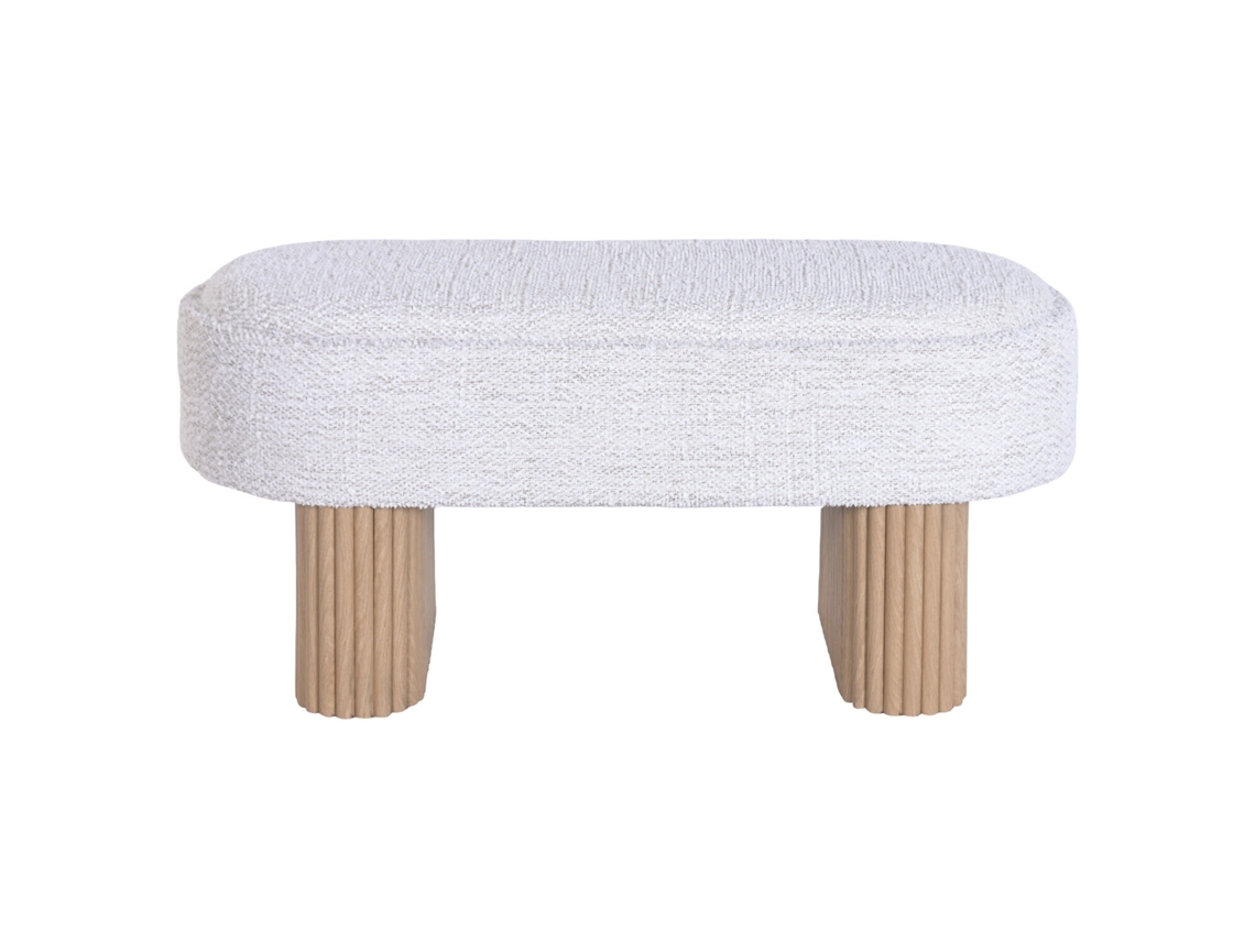 Descalzadora Chenilla Madera Con Tapa 102x40x47cm