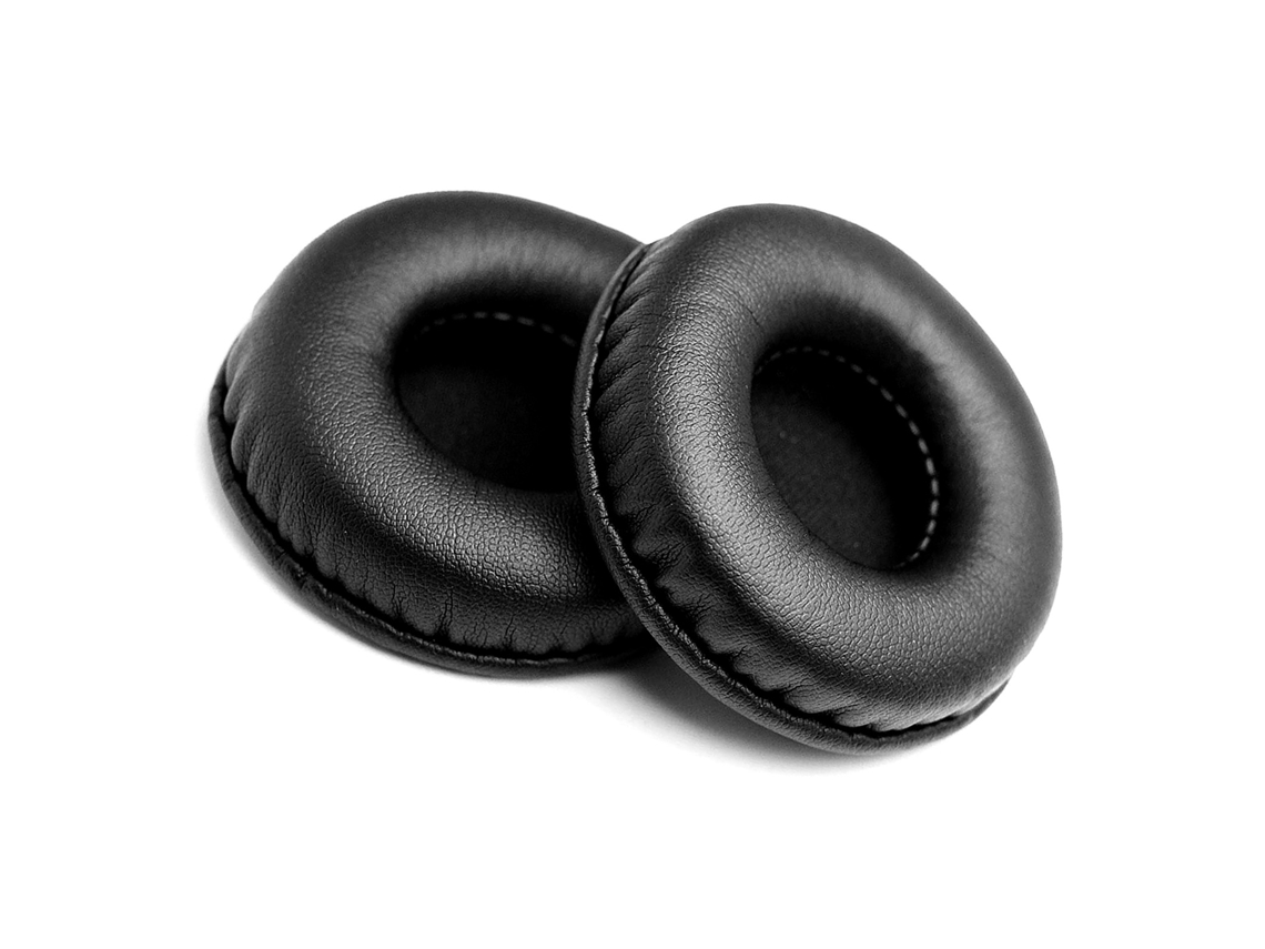 Auriculares De Reemplazo De Cuero Pu, Almohadillas Para Orejas Estilo Donut Para Auriculares, 55mm, Color Negro