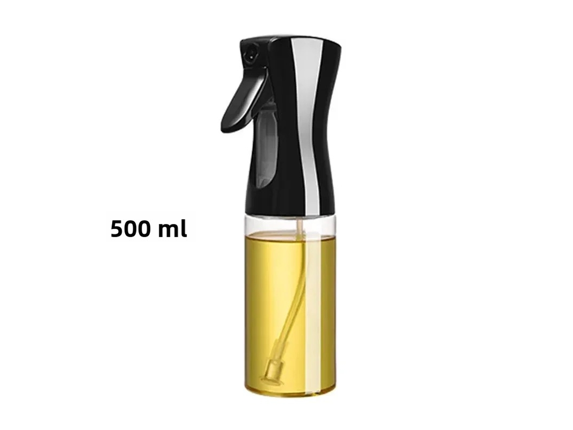 Botella de aceite para cocinar y asar MDUG, plástico negro ecológico, 500 ml