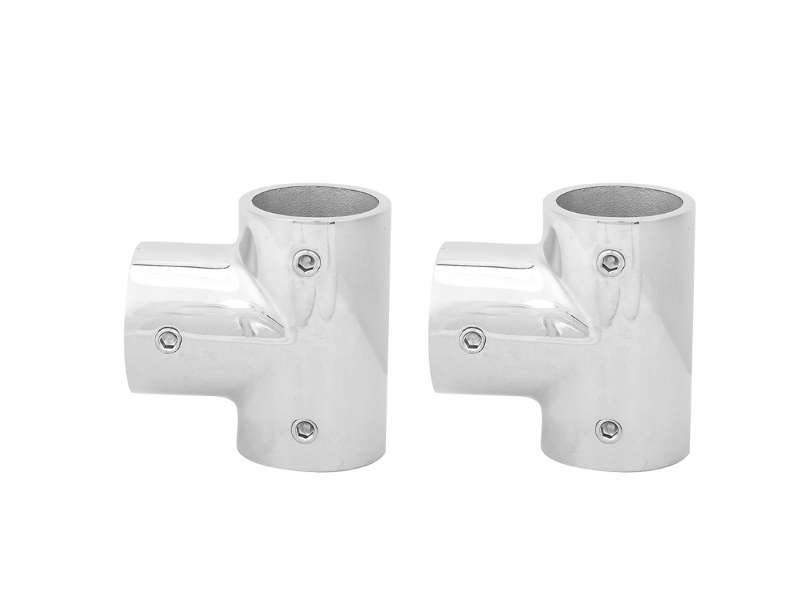 2 Piezas Tubería De Conexión 3 Vías Acero Inoxidable 316 25mm 1 Pulgada 90 Grados T
