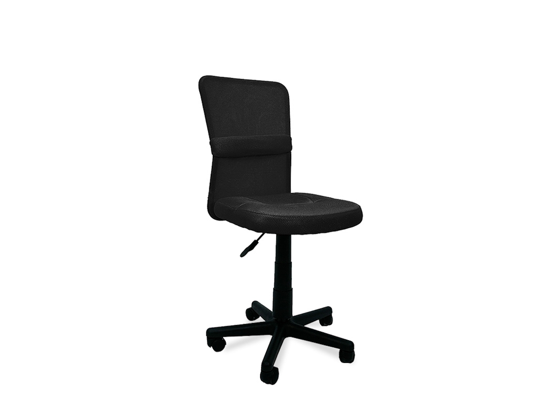 Sillas de oficina con asiento textil color Negro Modelo Alba FURNITURE STYLE