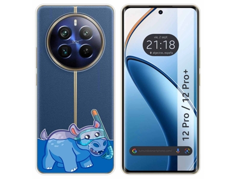 Funda Diseño Hipo para Realme 12 Pro 5G / 12 Pro Plus 5G TUMUNDOSMARTPHONE Silicona Multicolor