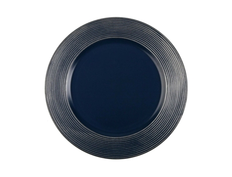 Bajo Plato Versa Azul Plástico 33 x 33 cm