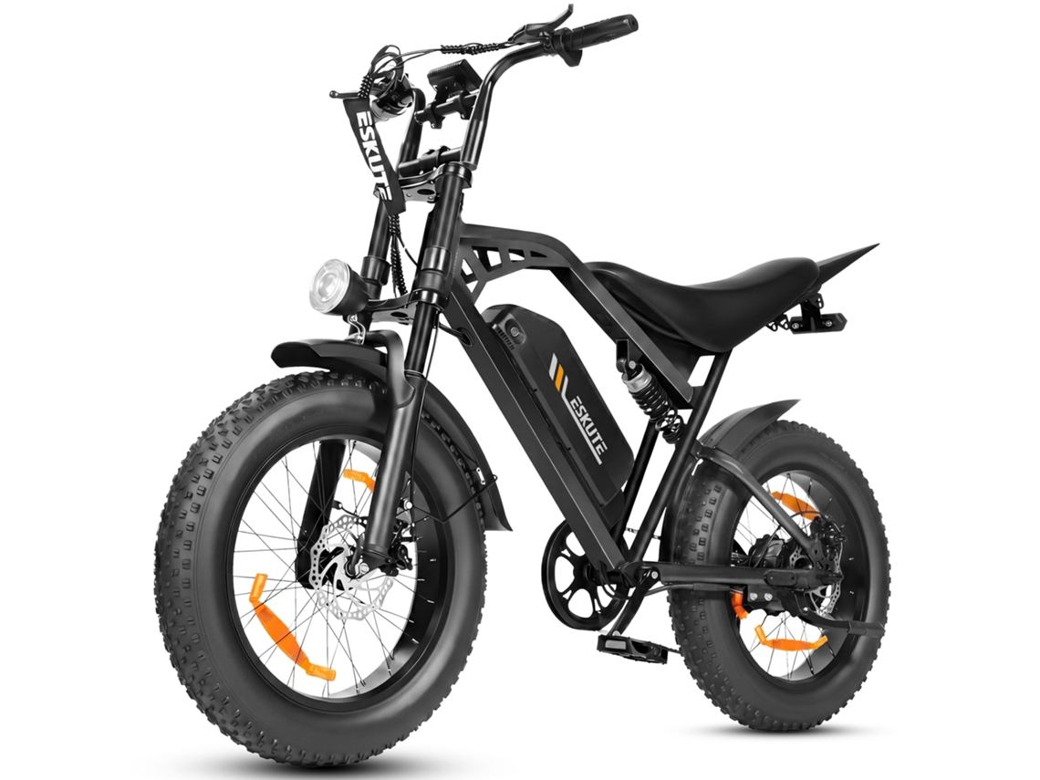 Bicicleta Elétrica Todo-o-terreno Eskute V202, Bateria De Longo Alcance De 48v 20,8ah, Suspensão Dupla.