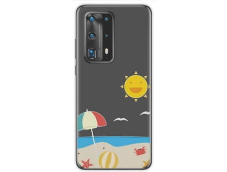 Carcasa Huawei P40 Pro TUMUNDOSMARTPHONE Dibujos Transparente Multicolor