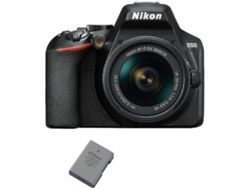 Kit Cámara Réflex NIKON D3500 AF-P 18-55mm F3.5-5.6G VR + Bateria EN-EL14A