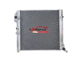 Radiador de aluminio compatible con Volvo 440/460/480 OEM 65518 para motores de 1.6L y 2.0L