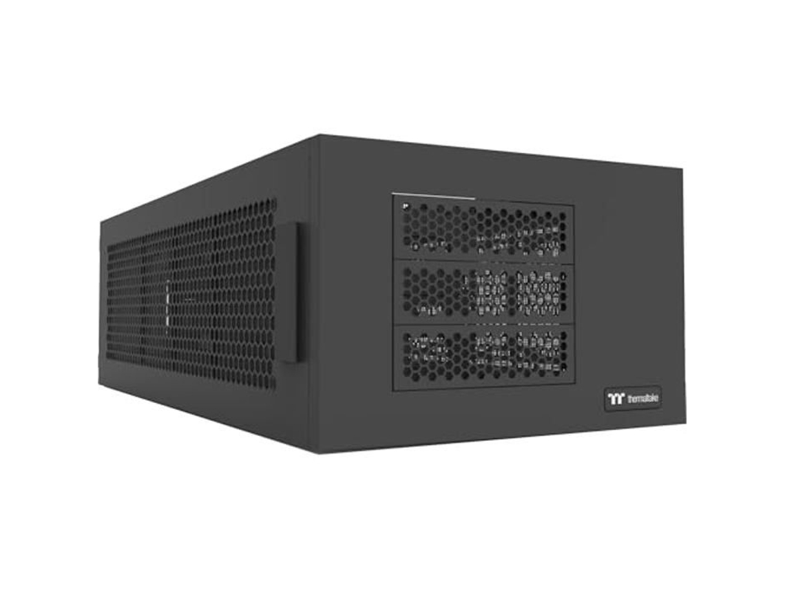 Chasis de extensión TT THERMALTAKE AX100 compatible con AX700 de 8 bahías para SSD/HDD, color negro