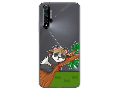 Carcasa Huawei Nova 5T / Honor 20 TUMUNDOSMARTPHONE Dibujos Transparente Multicolor