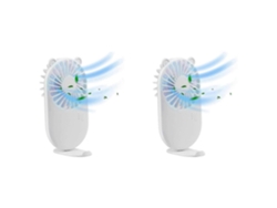 Mini Ventilador Usb Portátil, Recarregável, Com Suporte.