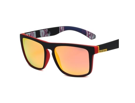 Gafas de sol polarizadas Ciclismo Deportes Gafas de sol Protección UV Gafas de conducción Gafas de sol para hombres Polarizadas Rojo