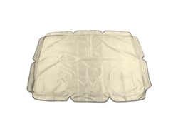 Capucha Abatible Impermeable, Tejido Oxford 600d, Revestimiento Plateado, Exterior Beige.