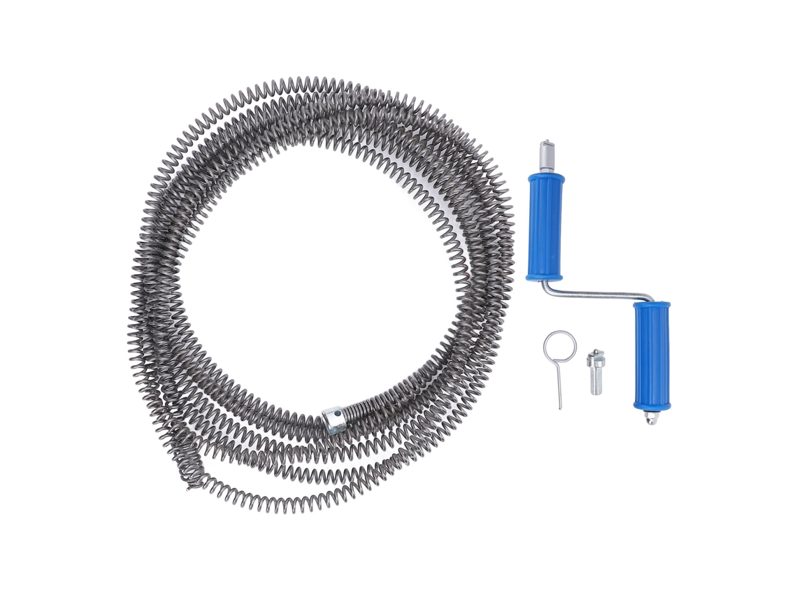 2026 Store-desatascador De Tuberías Auger Cable De Resorte 16mm 3m/9.8ft Para Baño Cocina Desatascar Tuberías Alcantarillas