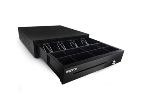 Cajón Portamonedas APPROX Appcash01Usb/ Manual Y Automático/ Negro