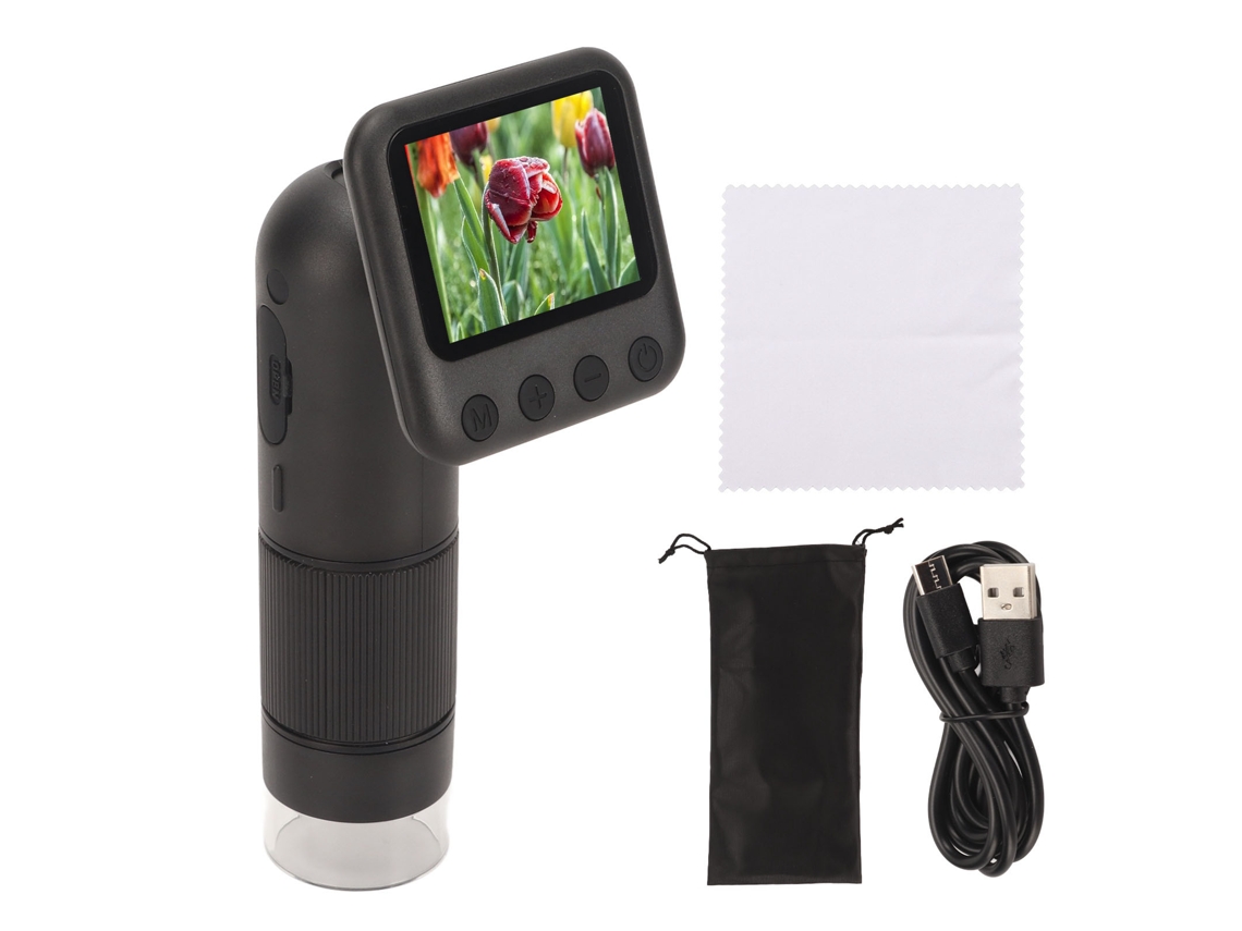 Microscopio Digital Portátil 800x Con Lcd De 2 Pulgadas, Cámara Portátil Recargable