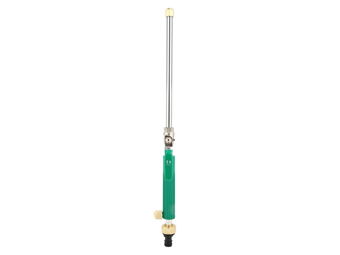 Herramienta de limpieza para hidrolavadoras de color verde