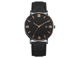 Reloj De Cuarzo Con Correa De Cuero Pu Estilo Simple Y Moderno Decoración Manual