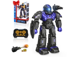 Rc Robot Toys Recargable Smart Robot Toys Con Control Remoto Hablando Robot Bailando Púrpura Gertiz