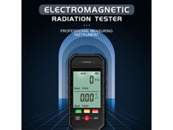 Medidor Portátil De Radiación Electromagnética Con Pantalla Lcd Y Alarma Sonora/visual.