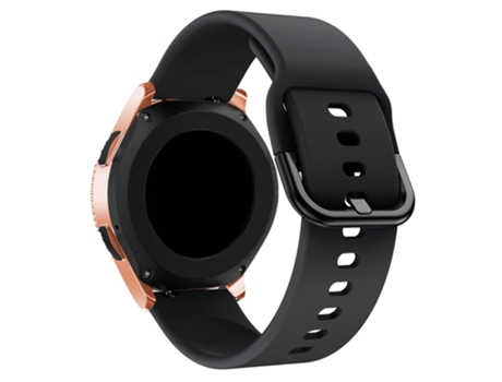 20 mm para Huawei Watch GT2 42 MM / Amazfit BipS 2 Correa de reloj de silicona versión juvenil con hebilla colorida (negro)