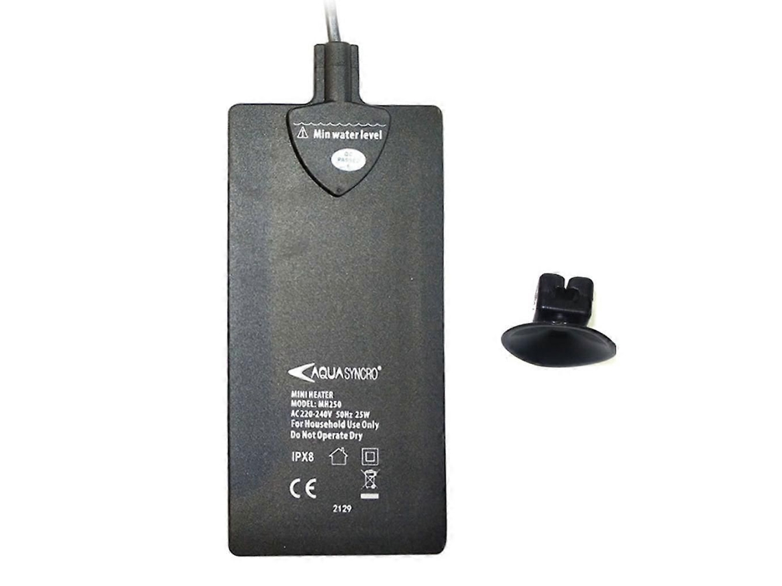 Calentador flexible mini ultradelgado de 7,5 W, 15 W y 25 W para acuario, ideal para peceras y tortugas. Varilla calefactora para controlar la temperatura del agua. GOKOCO