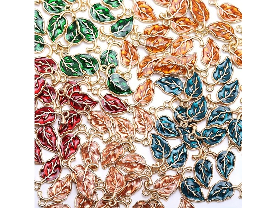Colgantes en forma de hoja para hacer joyas Pickifypunnyb Slo Slowmoose