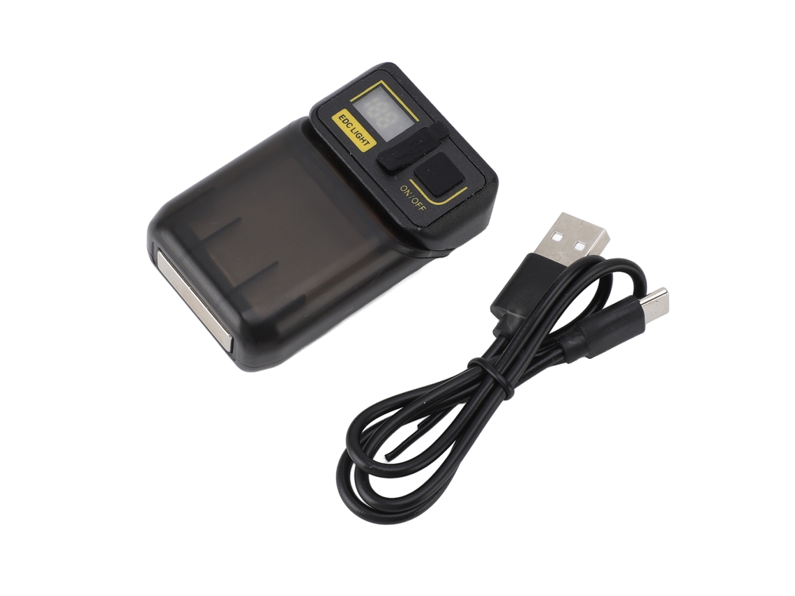 Linterna Edc De Llavero, 1000 Lm De Alta Potencia, 6 Modos, Recargable Por Usb, Led De Bolsillo.