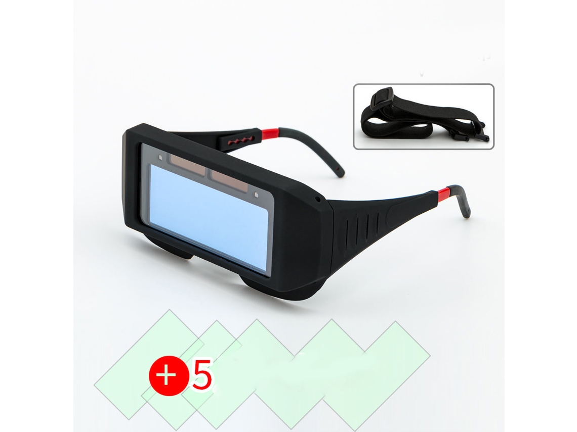 Gafas De Soldadura Con Ajuste Automático De Iluminación Y Amplio Campo De Visión.