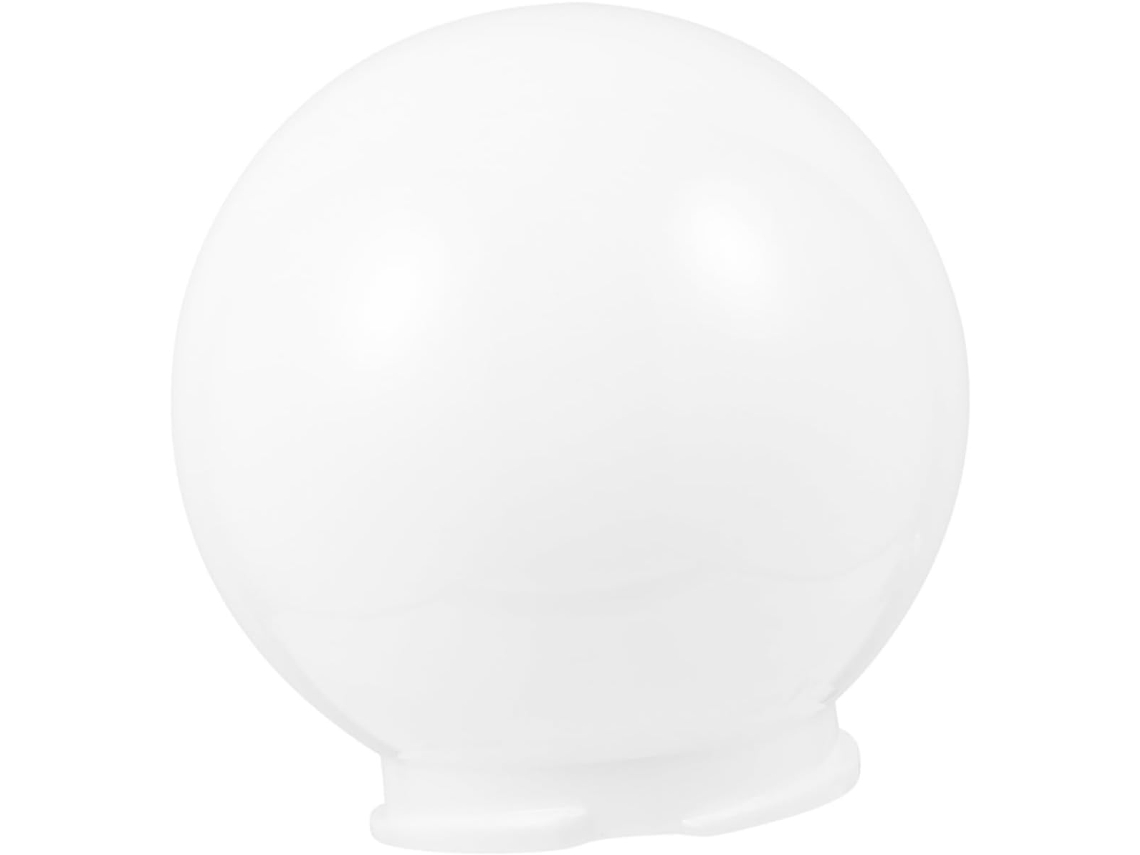 Globo De Fácil Instalación Para Lámpara De Exterior, Acrílico Blanco, Estructura Robusta Para Jardín.