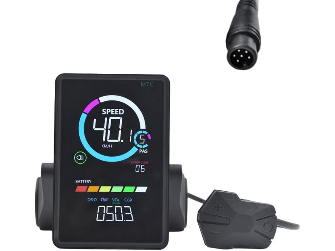 Ordenador para bicicleta eléctrica SFUSHOS con pantalla