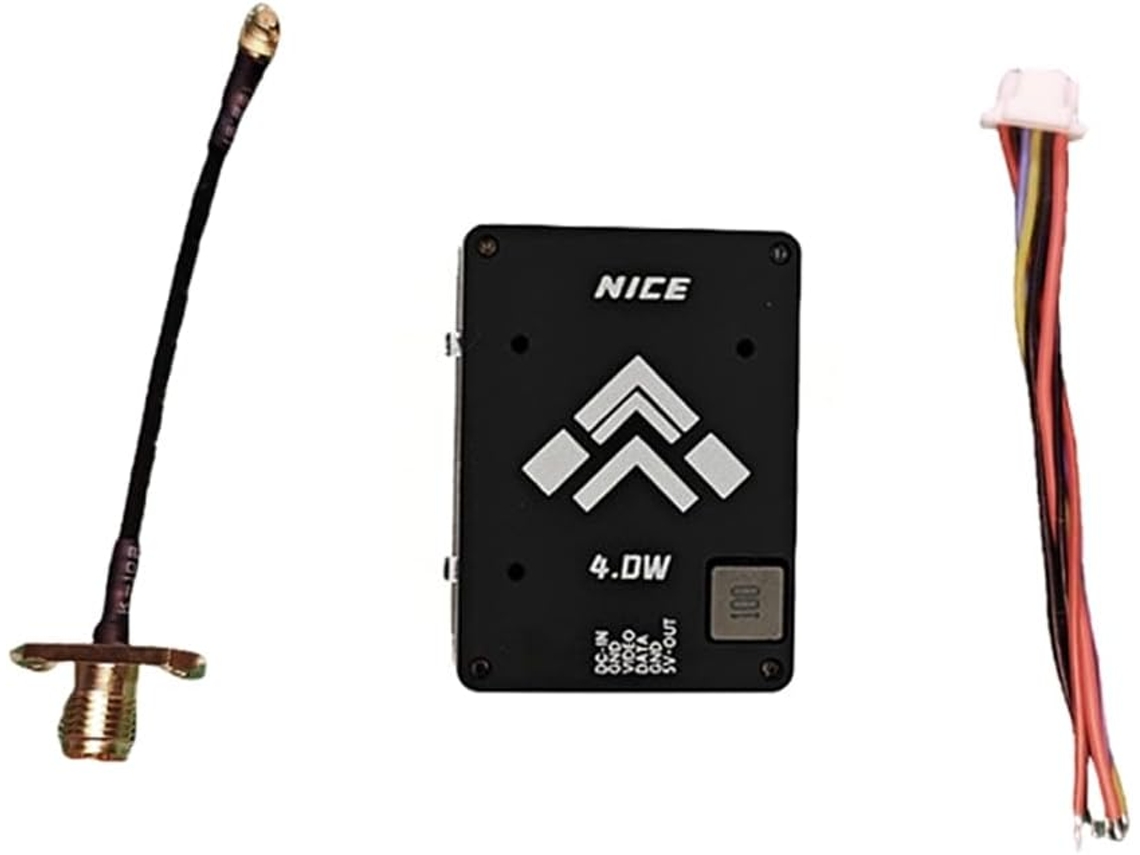 Transmisor De Vídeo Fpv Vtx De 5,8 Ghz, 4000 Mw, 4 W, 64 Canales, Pal/ntsc Para Drones.